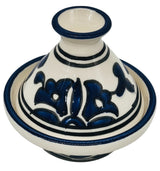 SLAMA Round Ceramic Tajine 8cm, Floral Blue - Al Kabayel Discount CentreSLAMA Round Ceramic Tajine 8cm, Floral BlueCookwareSLAMAAl Kabayel Discount Centre