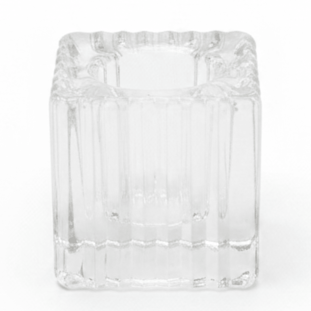 Small Clear Glass Candle Holder for Tea Light & Table Decoration – 4cm - Al Kabayel Discount CentreSmall Clear Glass Candle Holder for Tea Light & Table Decoration – 4cmHome Décor AccentsAKDCAl Kabayel Discount Centre