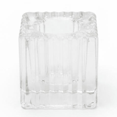 Small Clear Glass Candle Holder for Tea Light & Table Decoration – 4cm - Al Kabayel Discount CentreSmall Clear Glass Candle Holder for Tea Light & Table Decoration – 4cmHome Décor AccentsAKDCAl Kabayel Discount Centre
