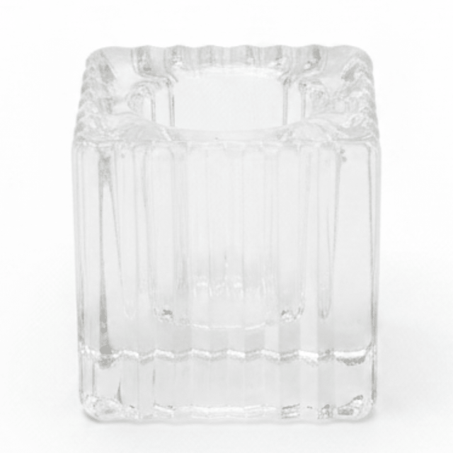 Small Clear Glass Candle Holder for Tea Light & Table Decoration – 4cm - Al Kabayel Discount CentreSmall Clear Glass Candle Holder for Tea Light & Table Decoration – 4cmHome Décor AccentsAKDCAl Kabayel Discount Centre
