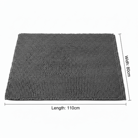 Soft Chenille Non-Slip Backing Bath Mat - 80 x 110 cm - Al Kabayel Discount CentreSoft Chenille Non-Slip Backing Bath Mat - 80 x 110 cmDoormatsAKDCAl Kabayel Discount Centre