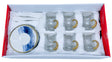 SOLECASA Cup and Saucer Set with Spoon 6pcs 100ml - Al Kabayel Discount CentreSOLECASA Cup and Saucer Set with Spoon 6pcs 100mlTea SetsSOLECASAAl Kabayel Discount Centre