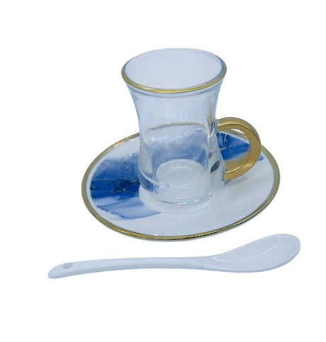 SOLECASA Cup and Saucer Set with Spoon 6pcs 100ml - Al Kabayel Discount CentreSOLECASA Cup and Saucer Set with Spoon 6pcs 100mlTea SetsSOLECASAAl Kabayel Discount Centre