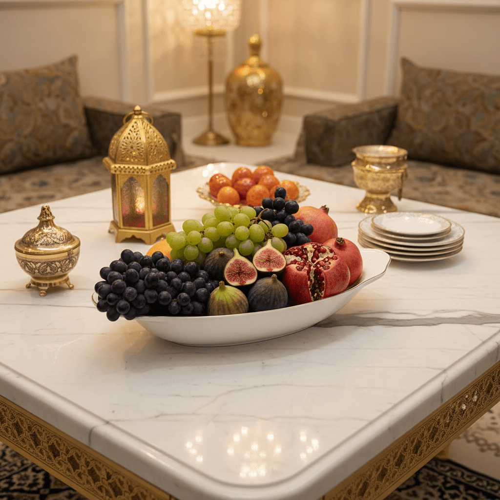 Solecasa Off - White Oval Ceramic Fruit Bowl with Gold Rim - 15.2 Inch - Al Kabayel Discount CentreSolecasa Off - White Oval Ceramic Fruit Bowl with Gold Rim - 15.2 InchBowlsSOLECASAAl Kabayel Discount Centre