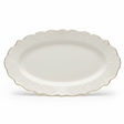 Solecasa Off - White Oval Ceramic Serving Plate with Gold Rim - 35 x 25 cm - Al Kabayel Discount CentreSolecasa Off - White Oval Ceramic Serving Plate with Gold Rim - 35 x 25 cmPlatesSOLECASAAl Kabayel Discount Centre