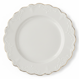 Solecasa Off - White Round Ceramic Dessert Plate with Gold Rim - 8.5 Inch - Al Kabayel Discount CentreSolecasa Off - White Round Ceramic Dessert Plate with Gold Rim - 8.5 InchPlatesSOLECASAAl Kabayel Discount Centre