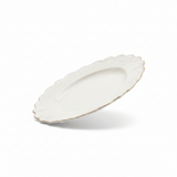 Solecasa Off - White Round Ceramic Dessert Plate with Gold Rim - 8.5 Inch - Al Kabayel Discount CentreSolecasa Off - White Round Ceramic Dessert Plate with Gold Rim - 8.5 InchPlatesSOLECASAAl Kabayel Discount Centre