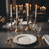Solecasa Off - White Round Ceramic Dinner Plate with Gold Rim - 10.5 Inch - Al Kabayel Discount CentreSolecasa Off - White Round Ceramic Dinner Plate with Gold Rim - 10.5 InchPlatesSOLECASAAl Kabayel Discount Centre
