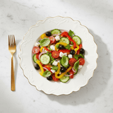 Solecasa Off - White Round Ceramic Dinner Plate with Gold Rim - 10.5 Inch - Al Kabayel Discount CentreSolecasa Off - White Round Ceramic Dinner Plate with Gold Rim - 10.5 InchPlatesSOLECASAAl Kabayel Discount Centre
