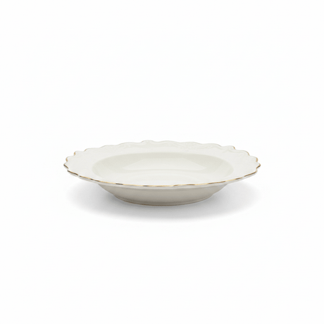 Solecasa Off - White Round Ceramic Plate with Gold Rim - 8.5 Inch - Al Kabayel Discount CentreSolecasa Off - White Round Ceramic Plate with Gold Rim - 8.5 InchPlatesSOLECASAAl Kabayel Discount Centre