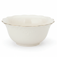 Solecasa Off - White Round Ceramic Salad Bowl with Gold Rim - 7.9 Inch - Al Kabayel Discount CentreSolecasa Off - White Round Ceramic Salad Bowl with Gold Rim - 7.9 InchBowlsSOLECASAAl Kabayel Discount Centre