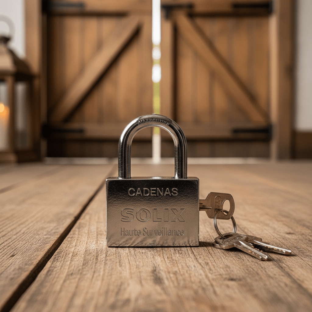 SOLIX Haute Surveillance 60mm Heavy - Duty Padlock – Set of 3 Keys - Al Kabayel Discount CentreSOLIX Haute Surveillance 60mm Heavy - Duty Padlock – Set of 3 KeysToolsSOLIXAl Kabayel Discount Centre