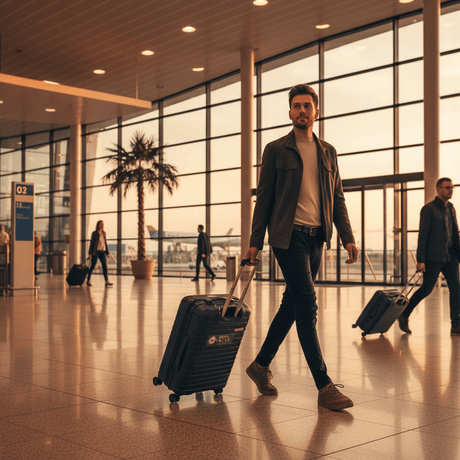 Sonada Navy Blue Hard Shell Trolley Bag – 24 Inch | 100% PP Lightweight Travel Luggage with Spinner Wheels - Al Kabayel Discount CentreSonada Navy Blue Hard Shell Trolley Bag – 24 Inch | 100% PP Lightweight Travel Luggage with Spinner WheelsCabin LuggageSONADAAl Kabayel Discount Centre