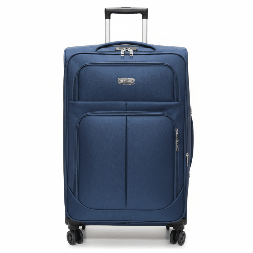 Sonada Navy Blue Polyester Trolley Bag – 28 Inch | 8 Spinner Wheels | - Al Kabayel Discount CentreSonada Navy Blue Polyester Trolley Bag – 28 Inch | 8 Spinner Wheels |Cabin LuggageSONADAAl Kabayel Discount Centre