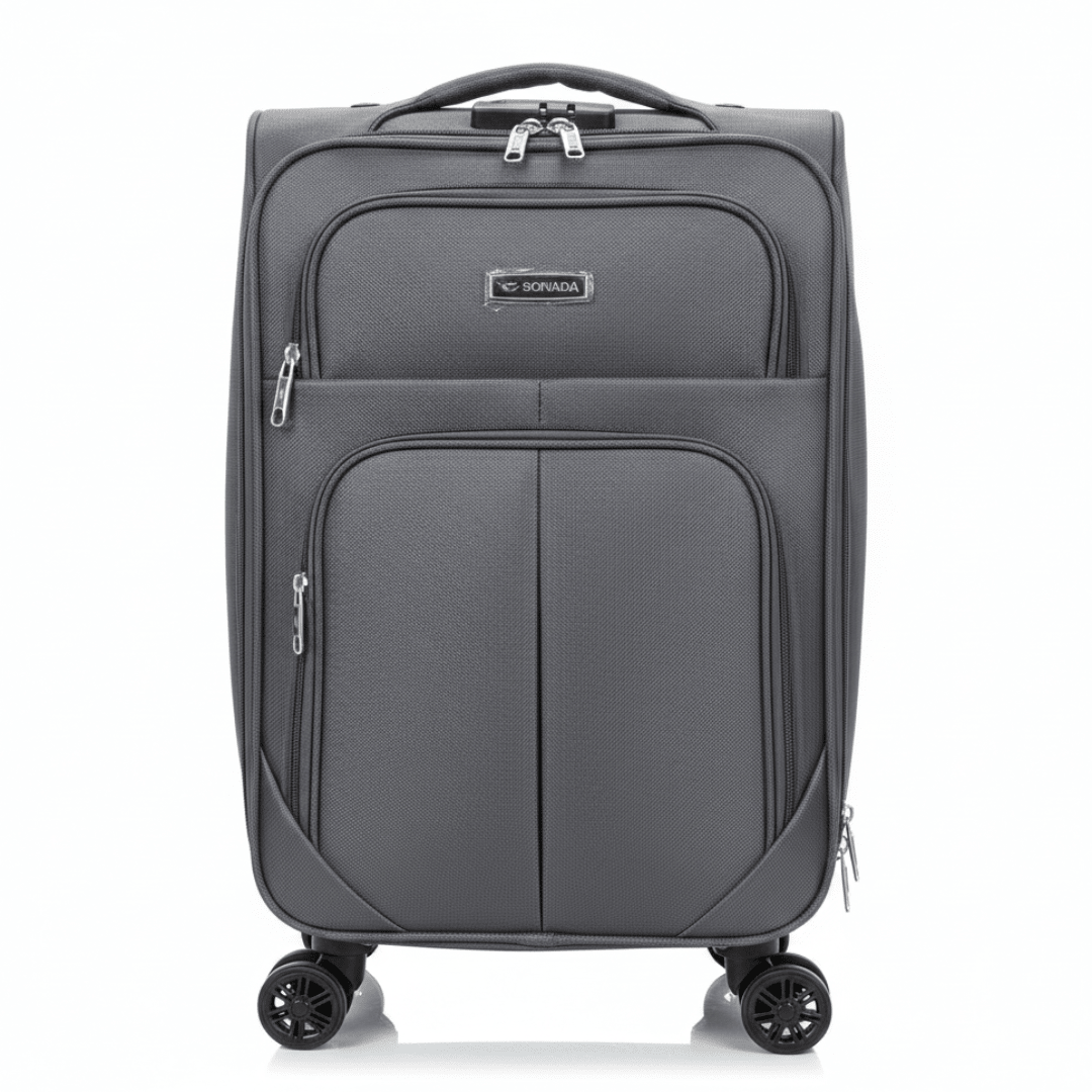 Sonada Polyester Trolley Bag | 8-Wheel Spinner | Lightweight Carry-On | 20 Inch | - Al Kabayel Discount CentreSonada Polyester Trolley Bag | 8-Wheel Spinner | Lightweight Carry-On | 20 Inch |Cabin LuggageSONADAAl Kabayel Discount Centre