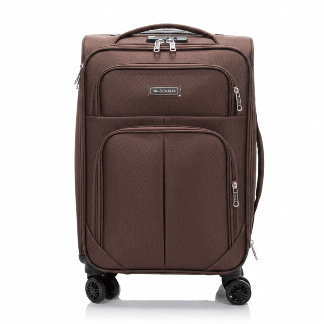 Sonada Polyester Trolley Bag | 8-Wheel Spinner | Lightweight Carry-On | 20 Inch | - Al Kabayel Discount CentreSonada Polyester Trolley Bag | 8-Wheel Spinner | Lightweight Carry-On | 20 Inch |Cabin LuggageSONADAAl Kabayel Discount Centre