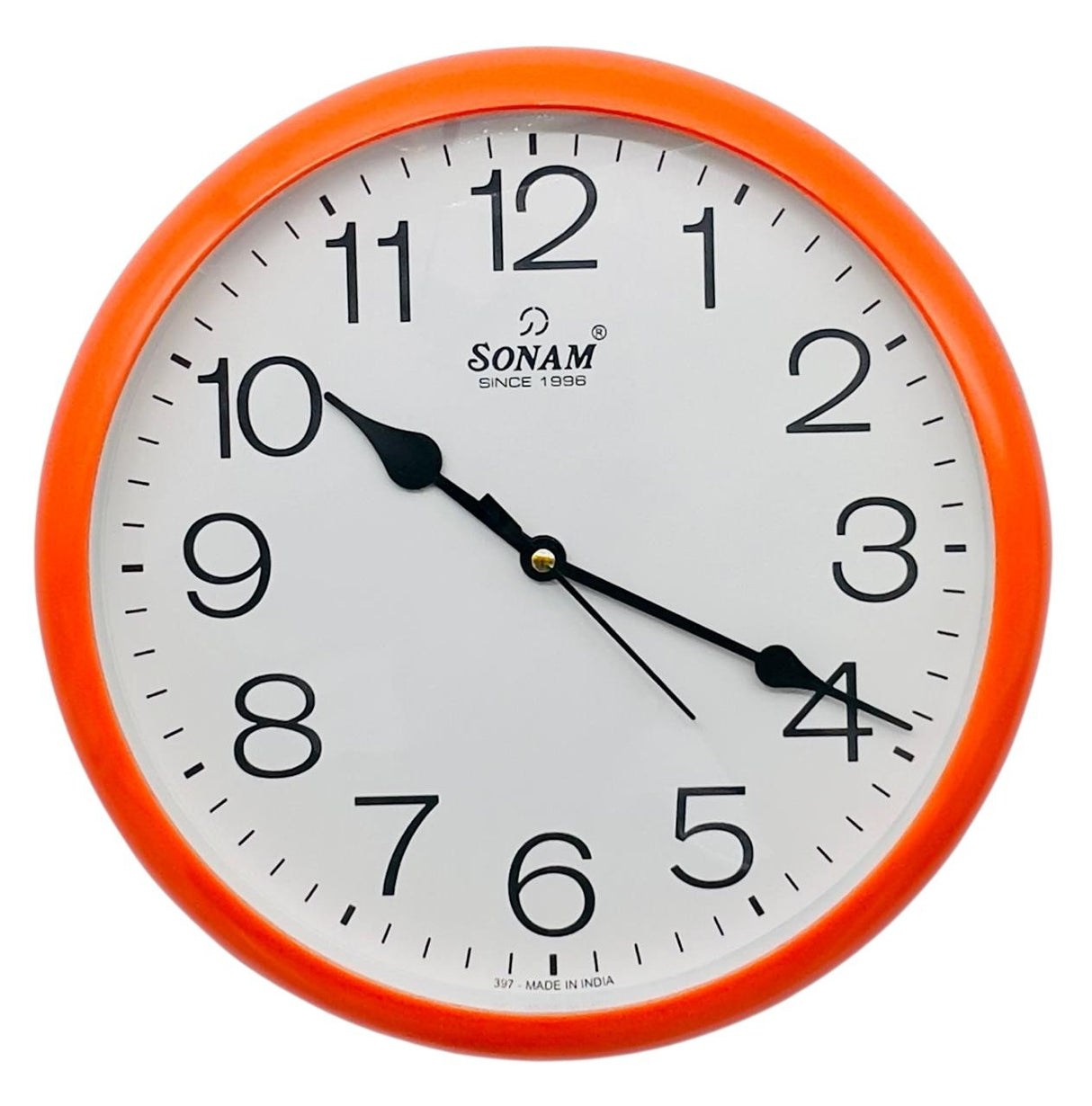 SONAM Round Analog Wall Clock 26.5cm, Pumpkin Orange, 397 CLASSY - Al Kabayel Discount CentreSONAM Round Analog Wall Clock 26.5cm, Pumpkin Orange, 397 CLASSYWall ClocksSONAMAl Kabayel Discount Centre