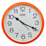 SONAM Round Analog Wall Clock 26.5cm, Pumpkin Orange, 397 CLASSY - Al Kabayel Discount CentreSONAM Round Analog Wall Clock 26.5cm, Pumpkin Orange, 397 CLASSYWall ClocksSONAMAl Kabayel Discount Centre