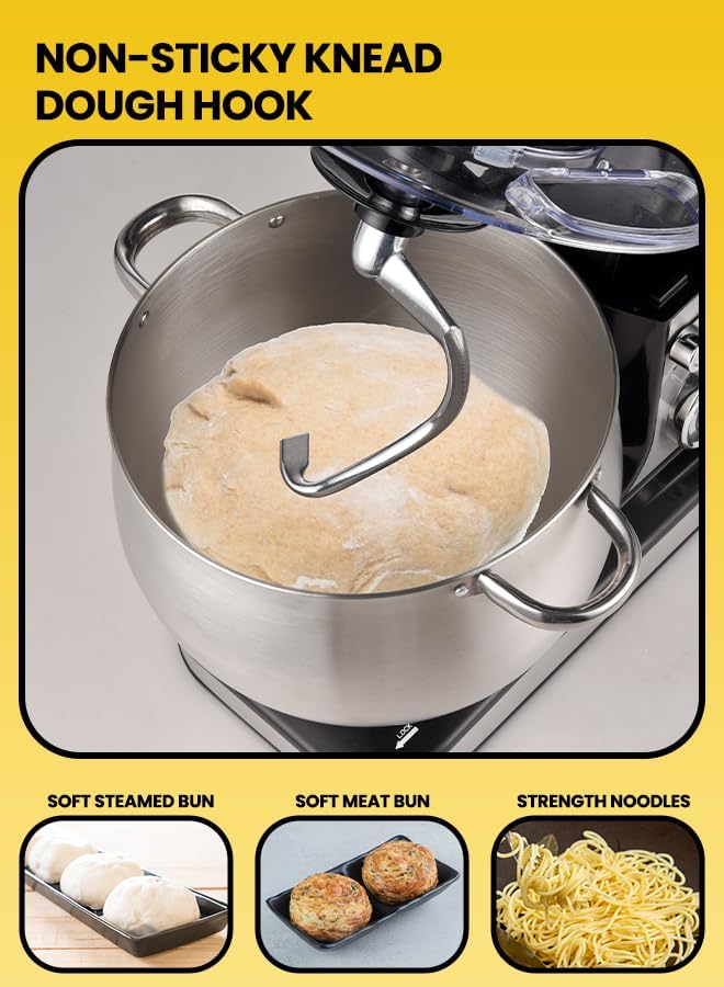 Sonashi 12L Stand Mixer – 6 - Speed with Pulse & LED Display | Stainless Steel Bowl, Splash Guard | Whisk, Dough Hook & Beater | 2000W Powerful Copper Motor | SMX - 147 - Al Kabayel Discount CentreSonashi 12L Stand Mixer – 6 - Speed with Pulse & LED Display | Stainless Steel Bowl, Splash Guard | Whisk, Dough Hook & Beater | 2000W Powerful Copper Motor | SMX - 147Blenders, Mixers & Food ProcessorsSONASHIAl Kabayel Discount Centre