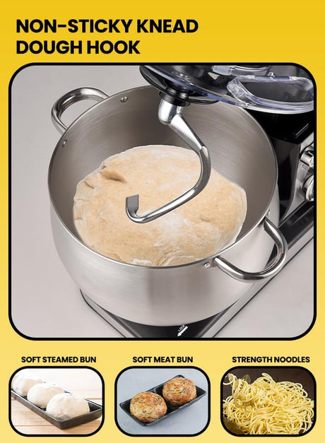 Sonashi 12L Stand Mixer – 6 - Speed with Pulse & LED Display | Stainless Steel Bowl, Splash Guard | Whisk, Dough Hook & Beater | 2000W Powerful Copper Motor | SMX - 147 - Al Kabayel Discount CentreSonashi 12L Stand Mixer – 6 - Speed with Pulse & LED Display | Stainless Steel Bowl, Splash Guard | Whisk, Dough Hook & Beater | 2000W Powerful Copper Motor | SMX - 147Blenders, Mixers & Food ProcessorsSONASHIAl Kabayel Discount Centre