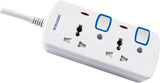 SONASHI 2Way Extension 3250W, 2M Cord with Overheat Protection, SES - 802 - Al Kabayel Discount CentreSONASHI 2Way Extension 3250W, 2M Cord with Overheat Protection, SES - 802Cords & AdaptersSONASHIAl Kabayel Discount Centre
