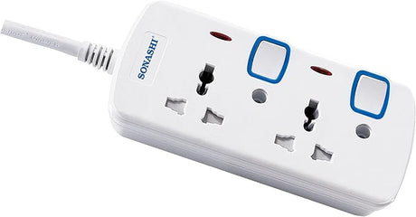 SONASHI 2Way Extension 3250W, 2M Cord with Overheat Protection, SES - 802 - Al Kabayel Discount CentreSONASHI 2Way Extension 3250W, 2M Cord with Overheat Protection, SES - 802Cords & AdaptersSONASHIAl Kabayel Discount Centre
