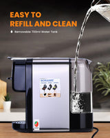 Sonashi 3 in 1 Multi - Capsule Coffee Machine, 1400W Coffee Maker with 700ML Detachable Water Tank, Touch Control Panel, Self - Cleaning Function, SCM - 4984 Black/Grey - Al Kabayel Discount CentreSonashi 3 in 1 Multi - Capsule Coffee Machine, 1400W Coffee Maker with 700ML Detachable Water Tank, Touch Control Panel, Self - Cleaning Function, SCM - 4984 Black/GreyCoffee MakersSONASHIAl Kabayel Discount Centre