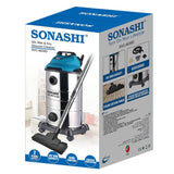 SONASHI 30L Wet and Dry Vaccum Cleaner - SVC9030D - Al Kabayel Discount CentreSONASHI 30L Wet and Dry Vaccum Cleaner - SVC9030DVacuum CleanersSONASHIAl Kabayel Discount Centre