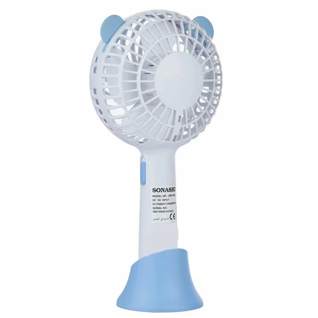 Sonashi 4-Inch Rechargeable Portable Handheld Mini Fan SRF-004 - Al Kabayel Discount CentreSonashi 4-Inch Rechargeable Portable Handheld Mini Fan SRF-004Mini FansSONASHIAl Kabayel Discount Centre
