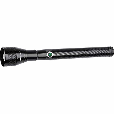 Sonashi 5000mAh Rechargeable LED Torch | High Power Bright Beam | 2 - Hour Runtime | Durable Black Design for Daily Use - Al Kabayel Discount CentreSonashi 5000mAh Rechargeable LED Torch | High Power Bright Beam | 2 - Hour Runtime | Durable Black Design for Daily UseHandheld FlashlightsSONASHIAl Kabayel Discount Centre