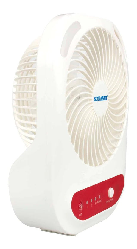 Sonashi 7-Inch Rechargeable Mini Fan SRF-607N (Black/Red) - Al Kabayel Discount CentreSonashi 7-Inch Rechargeable Mini Fan SRF-607N (Black/Red)Mini FansSONASHIAl Kabayel Discount Centre