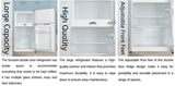Sonashi Double Door 82L Refrigerator SFD-105 - Al Kabayel Discount CentreSonashi Double Door 82L Refrigerator SFD-105RefrigeratorsSONASHIAl Kabayel Discount Centre