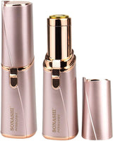 Sonashi Facial Hair Remover Battery Operated Instant And Painless Remover Gold Plated Head With InBuilt LED Light Black Tray And Plastic Hanging Loop SLD - 822 Rose Gold - Al Kabayel Discount CentreSonashi Facial Hair Remover Battery Operated Instant And Painless Remover Gold Plated Head With InBuilt LED Light Black Tray And Plastic Hanging Loop SLD - 822 Rose GoldPersonal Care & Styling ToolsSONASHIAl Kabayel Discount Centre
