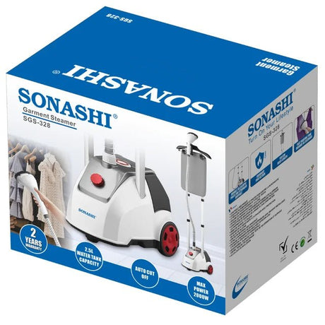 Sonashi Garment Steamer SGS-328 - Al Kabayel Discount CentreSonashi Garment Steamer SGS-328Irons & SteamersSONASHIAl Kabayel Discount Centre