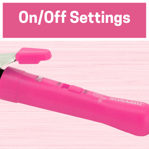 Sonashi Hair Curler with PTC Heater, Maximum Heat Up Temperature 200°, For Smooth Curls With Advanced Temperature Control, Curler for All Hair Types 25W SHC - 3002 Pink - Al Kabayel Discount CentreSonashi Hair Curler with PTC Heater, Maximum Heat Up Temperature 200°, For Smooth Curls With Advanced Temperature Control, Curler for All Hair Types 25W SHC - 3002 PinkHair StraightenerSONASHIAl Kabayel Discount Centre