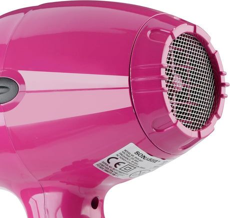 Sonashi Hair Dryer with Cold Hot Wind, 2 Heat and Airflow Settings, With Cool Shot and AC Motor, Nozzle for Fast Drying & Smooth Finish, Lightweight Design, For All Hair Types, 2000W SHD - 3031 Pink - Al Kabayel Discount CentreSonashi Hair Dryer with Cold Hot Wind, 2 Heat and Airflow Settings, With Cool Shot and AC Motor, Nozzle for Fast Drying & Smooth Finish, Lightweight Design, For All Hair Types, 2000W SHD - 3031 PinkHair DryerSONASHIAl Kabayel Discount Centre