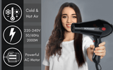 Sonashi Hair Dryer with Diffuser, Cold Hot Wind, 2 Heat and Airflow Settings, With Cool Shot, Diffuser, Nozzle for Fast Drying & Smooth Finish, Lightweight, For All Hair Types, 2000W SHD - 3013 Black - Al Kabayel Discount CentreSonashi Hair Dryer with Diffuser, Cold Hot Wind, 2 Heat and Airflow Settings, With Cool Shot, Diffuser, Nozzle for Fast Drying & Smooth Finish, Lightweight, For All Hair Types, 2000W SHD - 3013 BlackHair DryerSONASHIAl Kabayel Discount Centre