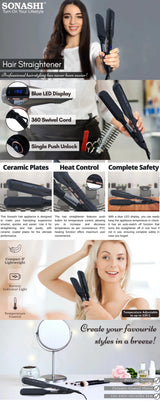 Sonashi Hair Straightener SHS - 2081 Black - Al Kabayel Discount CentreSonashi Hair Straightener SHS - 2081 BlackHair StraightenerSONASHIAl Kabayel Discount Centre