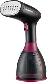 Sonashi Handheld Garment Steamer, 280ML Detachable Water Tank Capacity, Steam Rate of 25 - 30G/Min, Steam Lock, Compact Design, Versatile Accessories, Portable Steamer 1500W SGS - 327 Black/Purple - Al Kabayel Discount CentreSonashi Handheld Garment Steamer, 280ML Detachable Water Tank Capacity, Steam Rate of 25 - 30G/Min, Steam Lock, Compact Design, Versatile Accessories, Portable Steamer 1500W SGS - 327 Black/PurpleIrons & SteamersSONASHIAl Kabayel Discount Centre
