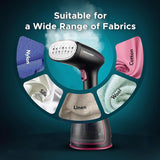 Sonashi Handheld Garment Steamer, 280ML Detachable Water Tank Capacity, Steam Rate of 25 - 30G/Min, Steam Lock, Compact Design, Versatile Accessories, Portable Steamer 1500W SGS - 327 Black/Purple - Al Kabayel Discount CentreSonashi Handheld Garment Steamer, 280ML Detachable Water Tank Capacity, Steam Rate of 25 - 30G/Min, Steam Lock, Compact Design, Versatile Accessories, Portable Steamer 1500W SGS - 327 Black/PurpleIrons & SteamersSONASHIAl Kabayel Discount Centre