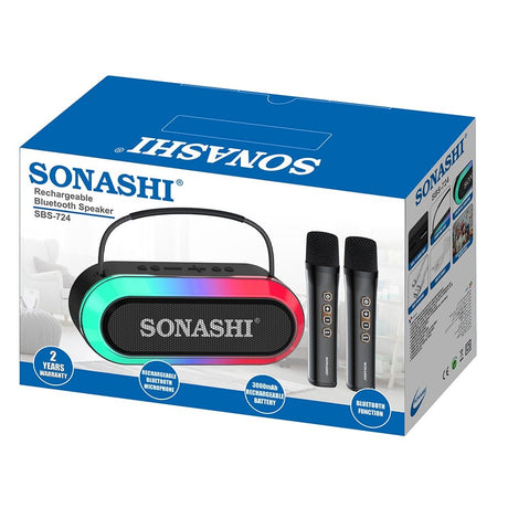 Sonashi Rechargeable Bluetooth Speaker SBS - 724 - Al Kabayel Discount CentreSonashi Rechargeable Bluetooth Speaker SBS - 724Electronic AppliancesSONASHIAl Kabayel Discount Centre