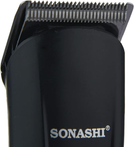 SONASHI Rechargeable Hair Clipper, Stainless Steel blade, Comb Attachment,With Indicator Light, Continuous 45 Minutes Working Time - SHC - 1059 - Al Kabayel Discount CentreSONASHI Rechargeable Hair Clipper, Stainless Steel blade, Comb Attachment,With Indicator Light, Continuous 45 Minutes Working Time - SHC - 1059Personal Care & Styling ToolsSONASHIAl Kabayel Discount Centre