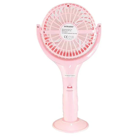 Sonashi Rechargeable Mini Fan SRF-404 (Pink/White) - Al Kabayel Discount CentreSonashi Rechargeable Mini Fan SRF-404 (Pink/White)Mini FansSONASHIAl Kabayel Discount Centre