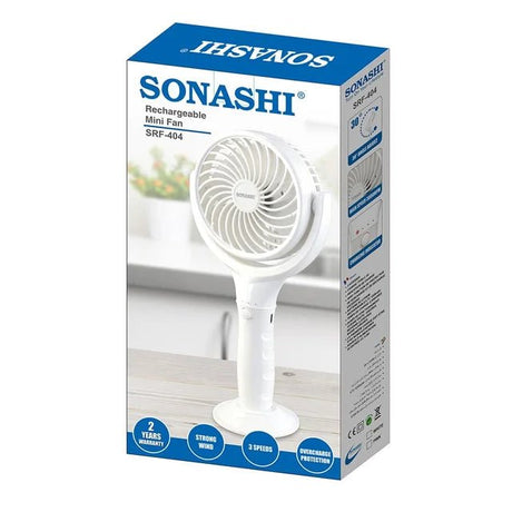 Sonashi Rechargeable Mini Fan SRF-404 (Pink/White) - Al Kabayel Discount CentreSonashi Rechargeable Mini Fan SRF-404 (Pink/White)Mini FansSONASHIAl Kabayel Discount Centre