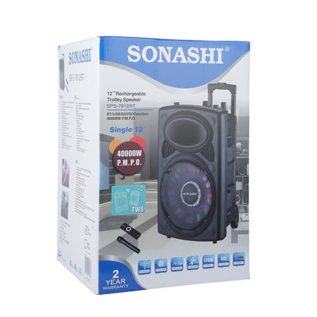 Sonashi Rechargeable Trolley Speaker SPS - 7812RT - Al Kabayel Discount CentreSonashi Rechargeable Trolley Speaker SPS - 7812RTElectronic AppliancesSONASHIAl Kabayel Discount Centre