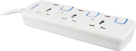 SONASHI SES - 1003 3 Way Extension Socket w/Safety Shutter, Individual Switches, Universal Sockets, Indicator Lights - Al Kabayel Discount CentreSONASHI SES - 1003 3 Way Extension Socket w/Safety Shutter, Individual Switches, Universal Sockets, Indicator LightsCords & AdaptersSONASHIAl Kabayel Discount Centre
