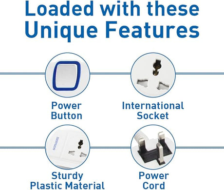 SONASHI SES - 1003 3 Way Extension Socket w/Safety Shutter, Individual Switches, Universal Sockets, Indicator Lights - Al Kabayel Discount CentreSONASHI SES - 1003 3 Way Extension Socket w/Safety Shutter, Individual Switches, Universal Sockets, Indicator LightsCords & AdaptersSONASHIAl Kabayel Discount Centre