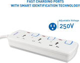 SONASHI SES - 1003 3 Way Extension Socket w/Safety Shutter, Individual Switches, Universal Sockets, Indicator Lights - Al Kabayel Discount CentreSONASHI SES - 1003 3 Way Extension Socket w/Safety Shutter, Individual Switches, Universal Sockets, Indicator LightsCords & AdaptersSONASHIAl Kabayel Discount Centre