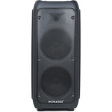 SONASHI SPS - 8018RT 8" Dual Rechargeable Speaker w/Bluetooth Function, USB Slot, Disco Lights, FM Radio, Remote Control - Al Kabayel Dicount CenterSONASHI SPS - 8018RT 8" Dual Rechargeable Speaker w/Bluetooth Function, USB Slot, Disco Lights, FM Radio, Remote ControlPortable Bluetooth SpeakersSONASHIAl Kabayel Dicount Center