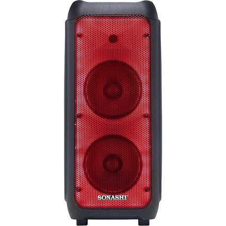 SONASHI SPS - 8018RT 8" Dual Rechargeable Speaker w/Bluetooth Function, USB Slot, Disco Lights, FM Radio, Remote Control - Al Kabayel Dicount CenterSONASHI SPS - 8018RT 8" Dual Rechargeable Speaker w/Bluetooth Function, USB Slot, Disco Lights, FM Radio, Remote ControlPortable Bluetooth SpeakersSONASHIAl Kabayel Dicount Center